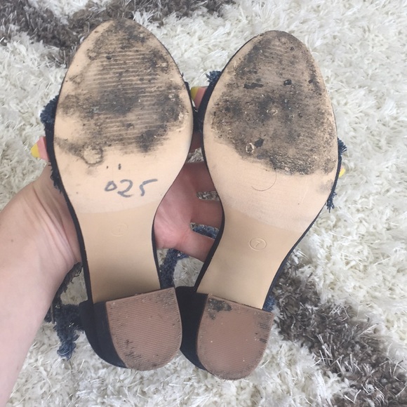 Catherine Malandrino Jean Fringe Block Heel In 7 - Picture 6 of 8